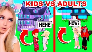 SANNA And MOODY VS KIDS In Adopt Me Roblox [upl. by Annatnom]