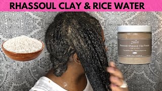 Your Hair Will Never Stop Growing After you use this TREATMENT Rice Water and Rhassoul Clay [upl. by Sedgewinn]