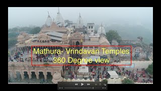 MathuraVrindavan Tour 360 degree view [upl. by Nilyaj]