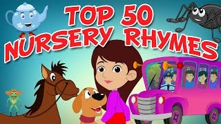 Top 50 Hit Songs  Collection Of Animated Nursery Rhymes For Kids [upl. by Aiksas]