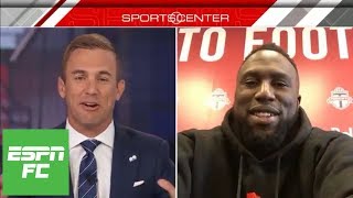 Jozy Altidore interview on Toronto FC MLS and USMNT  SportsCenter  ESPN FC [upl. by Rockie]