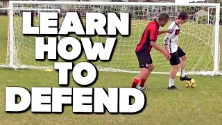 SOCCER DEFENDING Mastery  How To Defend In Soccer [upl. by Dibrin]