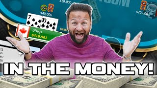 LATE STAGE STRATEGY In the Money 6Max Online Poker Tournament [upl. by Erdied]