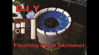 DIY Floating Pond Skimmer [upl. by Limann847]