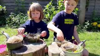 Go Wild at Home How to make a birds nest [upl. by Langille]