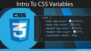 CSS Variables Tutorial CSS Custom Properties [upl. by Hentrich]