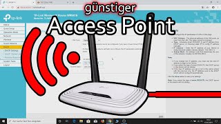 TPLink Router als Access Point einrichten TLWR841N [upl. by Osyth173]