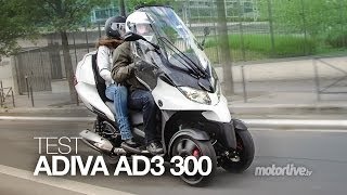 TEST  ADIVA AD3 300 La Diva des 3 roues [upl. by Moir102]