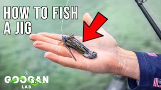 HOW TO FISH A JIG  BASS FISHING BASICS [upl. by Maze510]