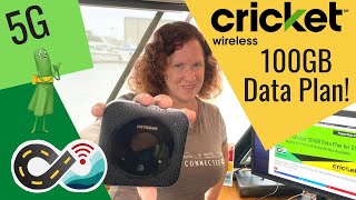 Cricket Wireless Releases 100GB Data Only Hotspot Plan amp 5G Access [upl. by Eiddal264]