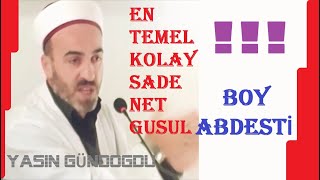 EN KOLAY  EN BASİT  1 dk 52 sn de GUSÜL Abdesti Nasıl Alınır [upl. by Mathilda]