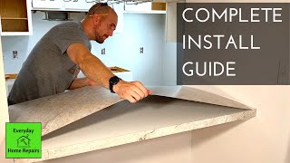 How to Install Sheet Laminate on a Countertop [upl. by Watters]