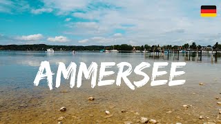 Ammersee lake in Bavaria Germany from drone  Travel Germany 4K [upl. by Anan]