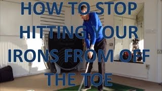 How to Stop Striking the golf ball from off the toe [upl. by Farland]