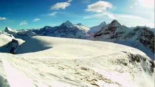 Longest Sled Run Faulhorn  Grindelwald Längste Schlittenbahn und Rodel Bahn der Welt [upl. by Rebmetpes]