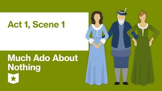 Much Ado About Nothing by William Shakespeare  Act 1 Scene 1 [upl. by Atse]