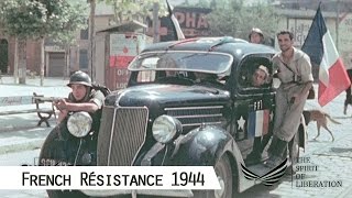 French Résistance in 1944 in color and HD [upl. by Gibbon]