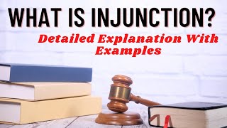 Injunction  With Examples [upl. by Simsar]