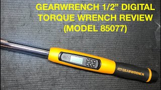 GEARWRENCH Digital Torque Wrench Review [upl. by Sedruol]