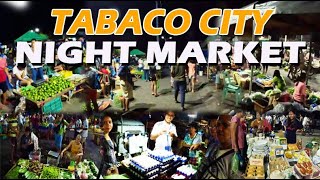 TABACO CITY NIGHT MARKET [upl. by Ynohtnad289]