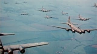 WW2  The Bombing of Germany Real Footage in Colour [upl. by Rett409]