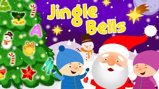 Jingle Bells Song with Lyrics  Christmas Songs and Carols for Kids  Kids Academy [upl. by Grange]