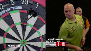 TWO NINE DARTERS FROM MICHAEL VAN GERWEN IN ONE MATCH [upl. by Asta]