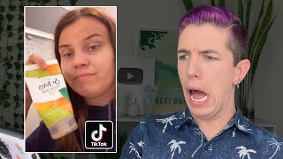 Reacting to YOUR TikTok Skin Care Routines [upl. by Rehpotsirc]